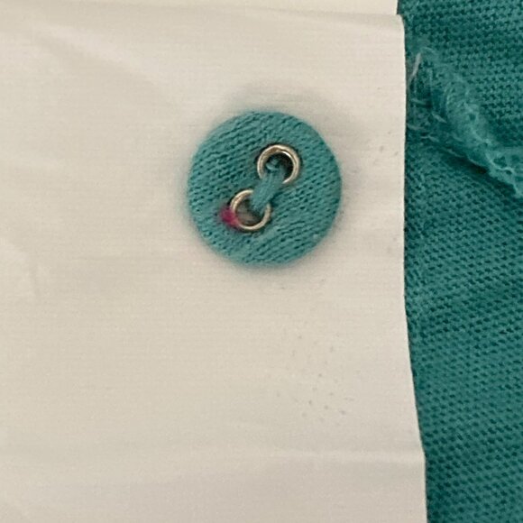 O'Neil Teal Embroidered Lace Trim Peplum Cami Pull String Top Sz S NWT - Picture 11 of 16